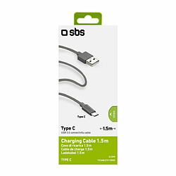 SBS Câble USB C - Gris