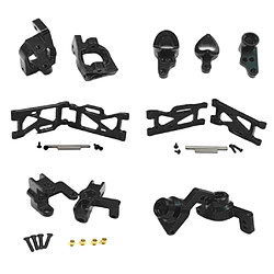 Avis 6 Pièces 1/14 échelle RC Voiture Pièces De Rechange Ensemble Pour 1/14 Wltoys 144001 Noir