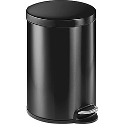 DURABLE Poubelle à pédale métal, rond, 20 litres, anthracite ()