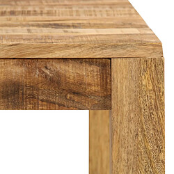 Acheter vidaXL Table à manger Bois de manguier massif 82x80x76 cm