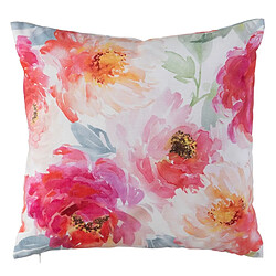 BigBuy Home Coussin Rose Roses 45 x 45 cm