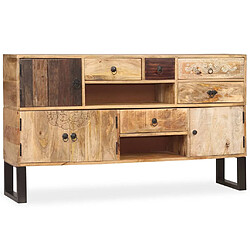 vidaXL Buffet Bois de manguier solide 140x30x80 cm 