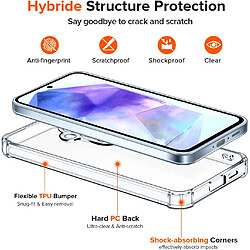 Avis Coque Pour Samsung Galaxy A55 5G Silicone Transparente Angles Renforces Little Boutik©