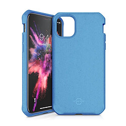 BIGBEN Coque renforcée pour iPhone 11 Feronia Bio Terra Bleue Itskins