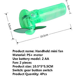 4 petits ventilateurs portables pas cher
