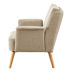 Acheter Helloshop26 Fauteuil de salon lounge 83 x 73 x 75 cm beige naturel 03_0007121