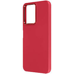 Avizar Coque pour Xiaomi Redmi 13C Rigide Contour Caméra Métallisé Carmin