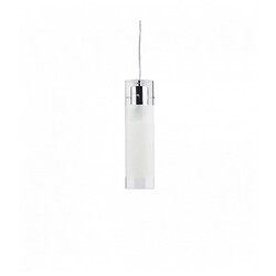 Ideal Lux Suspension Chromée FLAM 1 ampoule Largeur 7 Cm