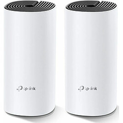 TP-Link Deco WiFi Mesh AC 1200Mbps Deco M4 (2-pack) Système WiFi pour toute la maison - Couverture WiFi de 260m2, 2 Ports Gigabit, Contrôle parental, Compatible avec toutes les Box Fibre