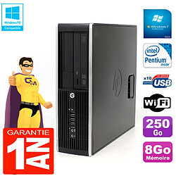 PC HP Compaq Pro 6200 SFF Intel G840 RAM 8Go 250 Go Graveur DVD Wifi W7 - Occasion