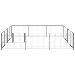 Acheter Helloshop26 Chenil extérieur cage enclos parc animaux chien argenté 12 m² acier 02_0000236