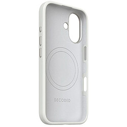 Avis Decoded Coque pour iPhone 16 Compatible MagSafe Antichocs et Antimicrobienne Gris