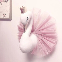 Universal Tête de cygne de la tête flamanto décoration en peluche animal blanc