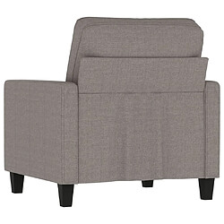 Maison Chic Fauteuil relax,Chaise pour salon Taupe 60 cm Tissu -MN14751 pas cher