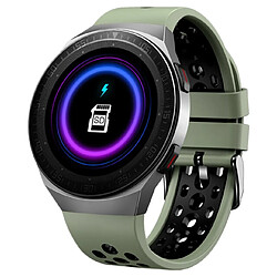 Universal Écran tactile à cercle complet Bluetooth Smartwatch IP67 Imperméable à l'eau Exercice Fitness Vitesse Smartwatch IOS | Smartwatch (vert)