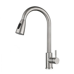 Universal Robinet rotatif rétractable en acier inoxydable 1PC 304 pour salle de bain/cuisine, installation facile, nettoyage facile