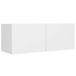 Acheter vidaXL Ensemble de meubles TV 5 pcs Blanc Bois d'ingénierie