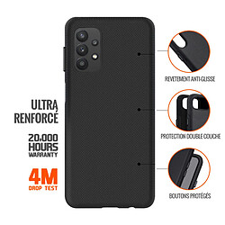 Avis Eiger Coque pour Galaxy A32 4G Rigide avec 2 Couches Ultra-Renforcée Anti-Chute 4M Noir