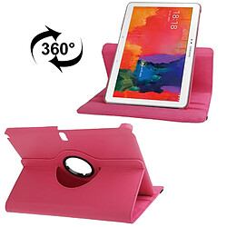 Wewoo Housse Étui Magenta pour Samsung Galaxy Tab Pro 10.1 / T520 360 degrés Rotatif Litchi Texture en cuir avec support de visualisation 2-angle