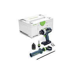 Perceusevisseuse à percussion Festool TPC 184 IBasic Quadrive sans batterie ni chargeur SYSTAINER 3