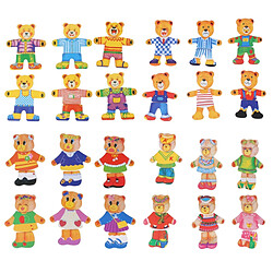 Acheter Universal Change-toi d'ourson Éducation de la petite enfance Puzzle en bois Jeu de sauce Puzzle en bois pour bébé Livraison gratuite | Puzzles en bois | Puzzles Change-toi d'enfant