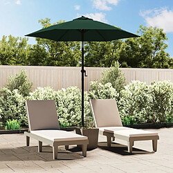 vidaXL Parasol Vert 200x224 cm Aluminium