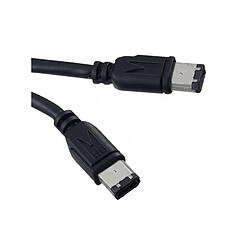 Câble Adaptateur Firewire IEEE1394 6-Pin vers 6-Pin 120cm Noir - Occasion