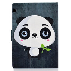 Avis Etui en PU impression de motifs antichoc panda mignon avec support et porte-cartes pour votre Huawei MediaPad T3 10