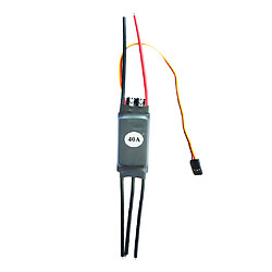 2pcs 20-60A ESC Sans Balais Bidirectionnel Pour Pièces De Bateau De Voiture Télécommandées 2-6S 40A