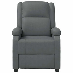 Avis Maison Chic Fauteuil Relax pour salon, Fauteuil de massage Anthracite Similicuir -GKD12481