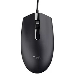 Souris USB Trust TM101 Eco 1200dpi - Fabriquée avec 50% de plastiques recyclés - 3 Boutons - Utilisation ambidextre - Câble 1,60 m - Couleur Noir