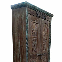 Acheter Armoire Alexandra House Living Marron Bois Recyclé 45 x 220 x 121 cm