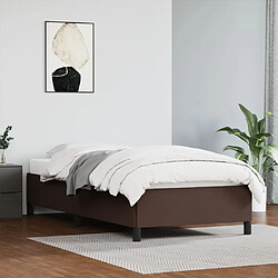 vidaXL Cadre de lit sans matelas marron 90x190 cm similicuir