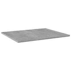 vidaXL Panneaux de bibliothèque 4 pcs gris béton bois d’ingénierie