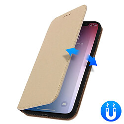 Avizar Housse iPhone 11 Pro Max Étui Folio Portefeuille Fonction Support doré pas cher