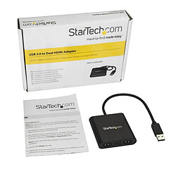 Dock Startech USB32HD2 Noir