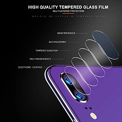 Acheter Wewoo Film de verre trempé mocolo 0.15mm 9H 2.5D bord arrière caméra pour HuP20 Pro (noir)