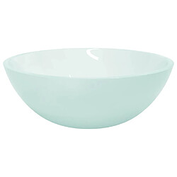 Avis vidaXL Lavabo Verre 50x37x14 cm Dépoli