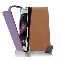 Cadorabo Coque Sony Xperia C Etui en Mauve