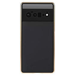 Coque en métal avec boucle de verrouillage, matte, magnétiquement absorbée, or pour votre Google Pixel 6 Pro