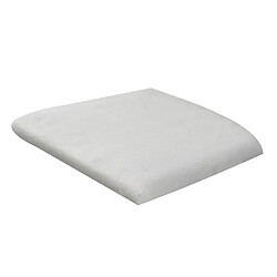 Housses De Coussin De Siège De Chaise Carrées Extensibles Housse De Protection 40-50 Cm Gris Clair