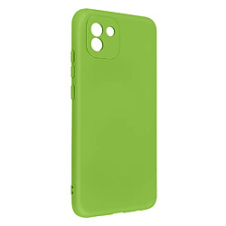 Avizar Coque Samsung Galaxy A03 Silicone Semi-rigide Finition Soft-touch Fine vert