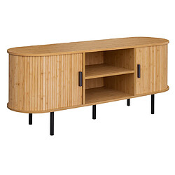 Avis Bestmobilier Kofu - meuble tv - bambou - 140 cm