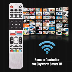 GUPBOO Télécommande Universelle de Rechange pour Skyworth 539C-268901-W000 Anglais Smart TV