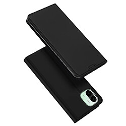 Etui en PU DUX DUCIS avec support et porte-carte pour votre Xiaomi Redmi A1 4G - noir