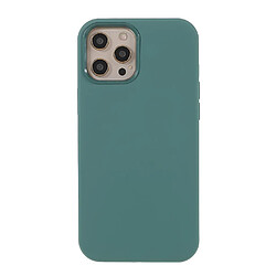 Coque en silicone, antichoc vert sapin pour votre Apple iPhone 12/12 Pro 6.1 pouces