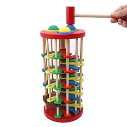 Universal Balle d'arbre colorée piste de course bâtiment bloc jouet de compétition en bois pour les enfants apprentissage éducation DIY jouet en bois cadeau | Bloc pas cher