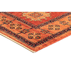 Vidal Tapis de laine 169x112 orange Kashkuli pas cher