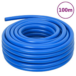 vidaXL Tuyau d'air bleu 0,7" 100 m PVC pas cher