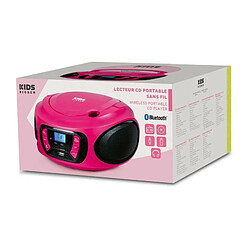 Lecteur radio cd portable BIGBEN INTERACTIVE usb bt rose pas cher